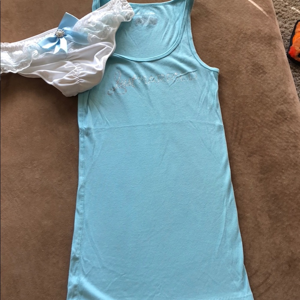 Victoria secret bridal tank RARE